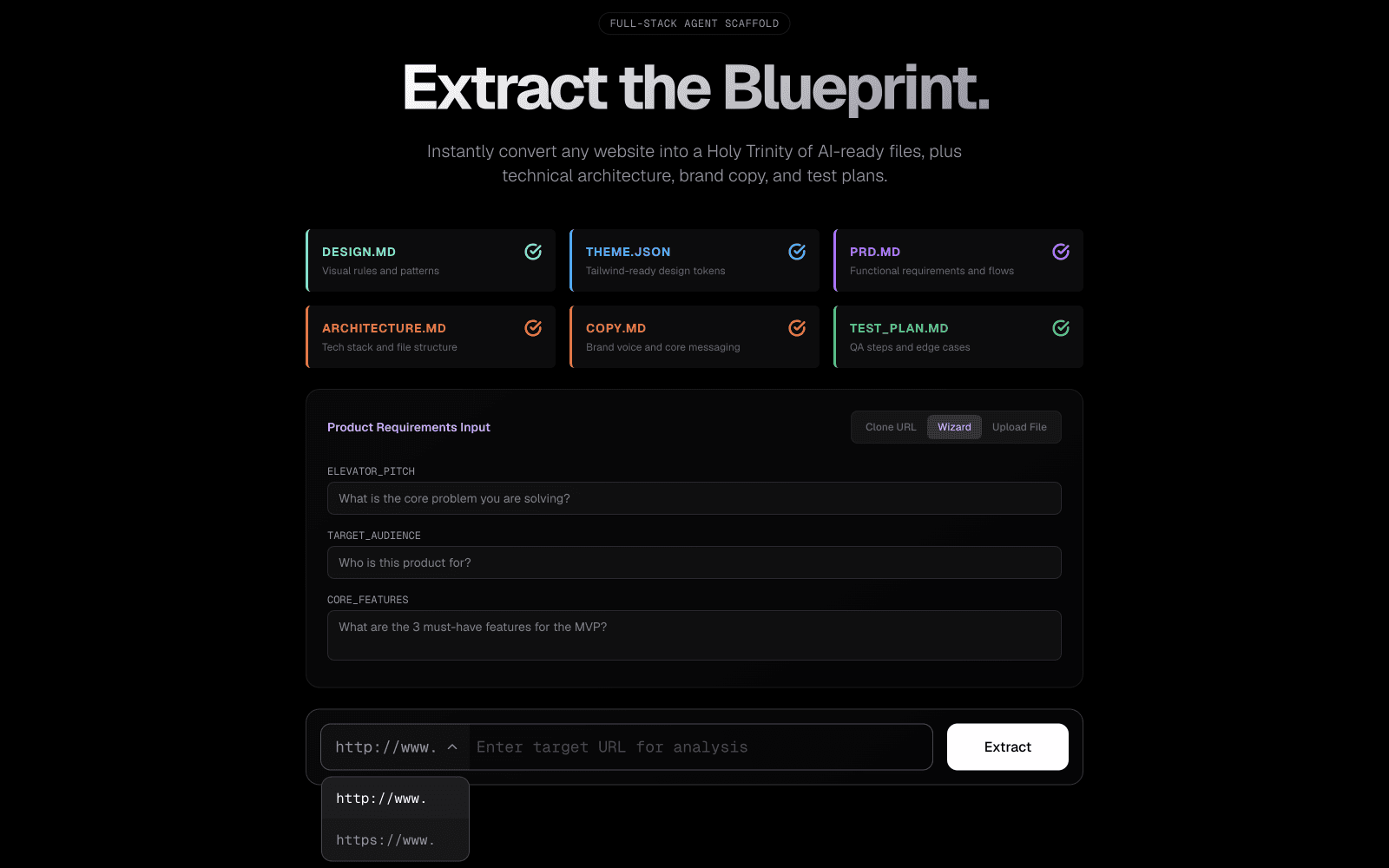 UI/UX design mockup